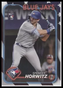 2024 Topps #172 Spencer Horwitz Independence Day 33/76 - Picture 1 of 2