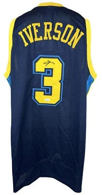 Allen Iverson autographed signed jersey NBA Philadelphia 76ers JSA COA - Image 1 of 4