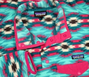 Patagonia Synchilla Snap-T Fleece Pullover Jacket Womans M Wild Desert Teal - Picture 1 of 15