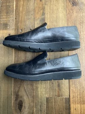 Mocasines sin cordones Johnston & Murphy de cuero negro talla 7 M Foto 1 de 4