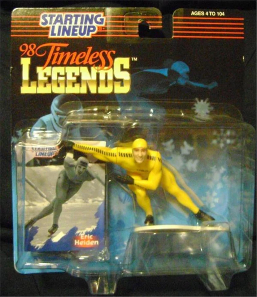 Figura Eric Heiden Starting Line Up 1998 nueva en caja Timeless Legends patinador olímpico Foto 1 de 1