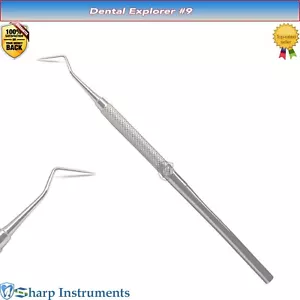 Explorer 9 Dental Endodontic Diagnostic Stainless Instruments Explorer#9 Lab New - Picture 1 of 2