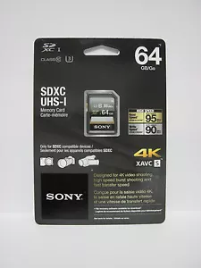 Sony 64G XAVC S V30 4K HD SDXC best SD memory card for Sony a9 a7R IV iii a7S a7 - Picture 1 of 2