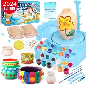 Insnug Mini Kids Pottery Wheel: Complete Painting Kit for Beginners with Modelin - Picture 1 of 5