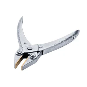 Flat-Nose Parallel Pliers w/ Brass Jaws for Beading, Jewelry, Watch, Optical - Picture 1 of 3