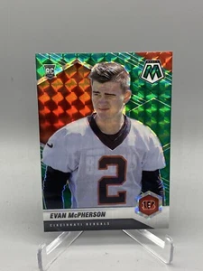 EVAN McPHERSON 2021 Mosaic Choice RED & GREEN PRIZM SP RC Panini Bengals #361 - Picture 1 of 2