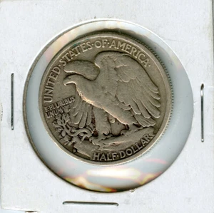 1944S 1/2 LIBERTY WALKING SILVER DOLLAR, INVEST IN YOUR FUTURE, AMERICA - Bild 1 von 2