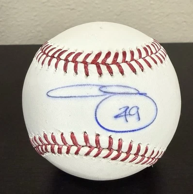 Chris Sale Autografiado Béisbol Bravos Medias Rojas Medias Blancas con Vitrina - Sin Certificado de Autenticidad Foto 1 de 4