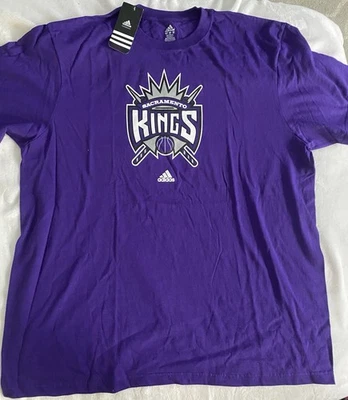 Sacramento Kings NBA Adidas Hombres Camisa Manga Corta Nueva Adulto Baloncesto XXL NUEVA CON ETIQUETAS Foto 1 de 3