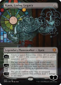 Karn, Living Legacy (Borderless) FOIL Dominaria United HEAVILY PLD CARD ABUGames - Picture 1 of 1