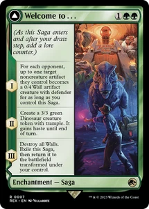 WELCOME TO . . . // JURASSIC PARK mtg NM-M Jurassic World Collection 1 Rare - Picture 1 of 1