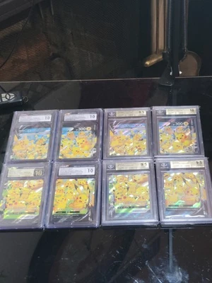 Pikachu V-UNION – Full English + Japanese Sets (Graded 10s) READ DESCRIPTION 🔥 - Image 1 of 4