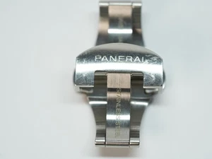 Panerai Stainless Steel Deployment Clasp PBJE OEM 22mm Brushed Finish – Genuine - Foto 1 di 4