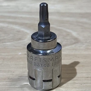 Craftsman Max Axess T25 Torx Bit Driver Socket 3/8" Drive Pass Thru 33146 - Picture 1 of 8