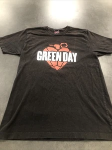Vintage Green Day Shirt American Idiot Band Tee Cinder Block Sz S 2006 - Picture 1 of 10