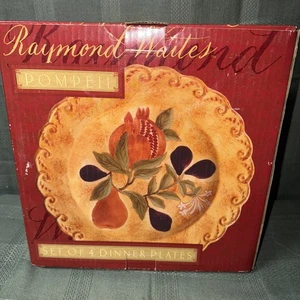 Certified International Raymond Waites Pompeii Dinner Plates 10.25” Brand New - Picture 1 of 7