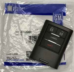 2008-2013 C6 Corvette Genuine GM Keyless Remote Key FOB Transmitter #2 25926480 - Picture 1 of 4