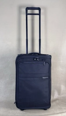 Briggs & Riley Baseline 22" Upright Black Carry On Garment Suitcase U175-4 $569 - Image 1 of 4