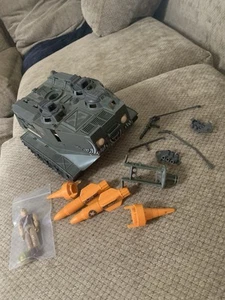 Warthog con Sgt. Slaughter 100% Completo GI Joe 1988 Hasbro Veicolo d'epoca Verruca - Foto 1 di 13