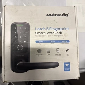 Cerradura inteligente ULTRALOQ Latch 5 - Cerradura de puerta inteligente WiFi incorporada con huellas dactilares - Imagen 1 de 2