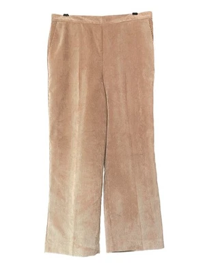 Alfred Dunner Corduroy Pants Womens Sz 14P Light Brown Relaxed ComfortFit Slacks - Image 1 of 4