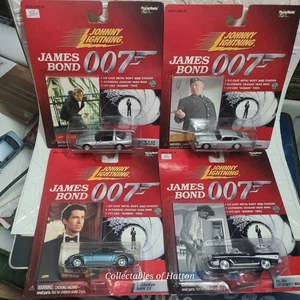 johnny lightning 007 james bond diecast models unused on cards corvette etc - Picture 1 of 5