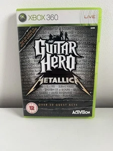 xbox 360 guitar hero metallica con poster *Belle condizioni* - Foto 1 di 4