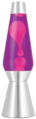 Lava® Lamp Grande 27'' Pink Wax / Purple Liquid / Silver Base [New ] Decor, La - Image 1 of 4