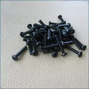 50pz viti testa macchina padella nera 1/4 - 20 x 1-1/2" - Foto 1 di 1