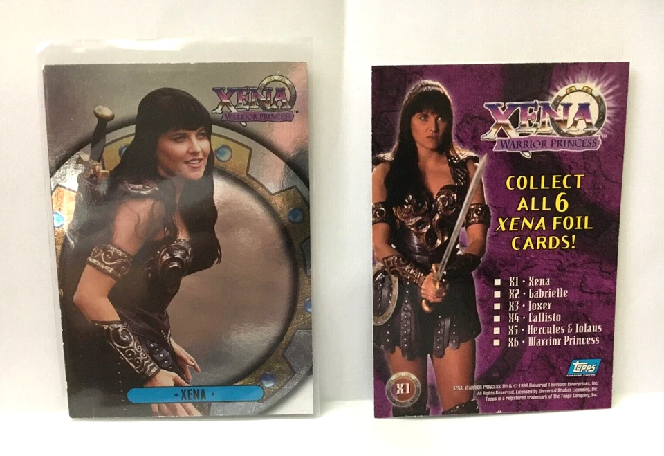 1998 Topps XENA Warrior  Princess  X1  Foil Insert Card - Image 1 of 1