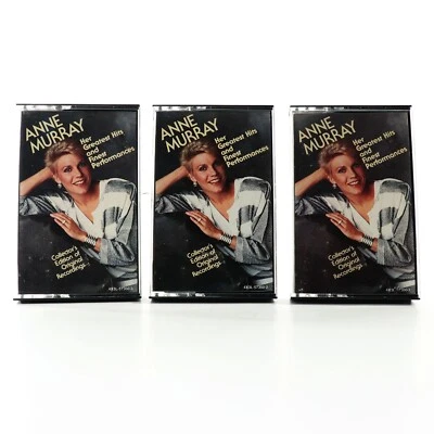 Anne Murray Her Greatest Hits (набор из 3 кассетных лент, дайджест для чтения 1990 г.) ПРОТЕСТИРОВАНО - Изображение 1 из 4