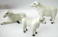 KLIMA K310 Miniature statuette en porcelaine - MOUTON MOUTONS EN FAMILLE SHEEP