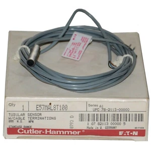 E57MAL8T100 Cutler Hammer Tubular Inductive Proximity Sensor --SA - Picture 1 of 1