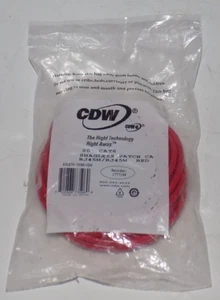 Belkin/CDW A3L970-20RS-CDW / 1777198 20' RED Snagless Cat6 patch cable RJ45M NEW - Picture 1 of 5