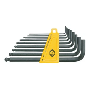 CK Tools T4444I Ball End Hexagon Key A/F Set Of 9 - Picture 1 of 1