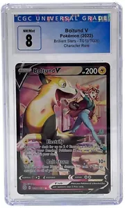 2022 Pokemon Brilliant Stars Boltund V TG13/TG30 CGC 8 NM - Bild 1 von 4