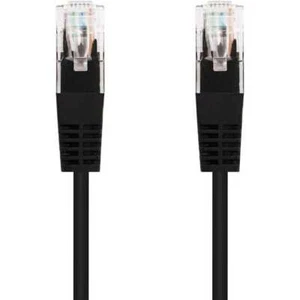 Cable de Red Ethernet de 2 metros, RJ45, Cat.5e, AWG24 UTP, Negro - Imagen 1 de 3