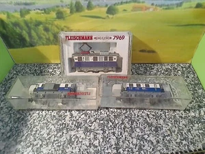 Fleischmann Piccolo 7969 Schienenreinigungs Ellok m.Wagen 8053 + 8054 *NEU+OVP* - Bild 1 von 10