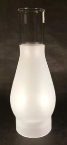 4" x 12" Frosted Glass Big Store Oil Lamp Chimney for CD & Rayo Burner #CH981 - Picture 1 of 3