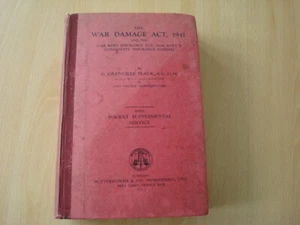 The War Damage Act, 1941 and the War Risks Insurance Act, 1939, Part II - Slack - Bild 1 von 2