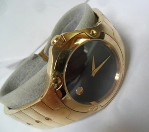 Gold Tone S/S Men's Movado SE Swiss Quartz Sports Ed. Watch 88.G1.1892 w/ Boxes - Picture 1 of 19