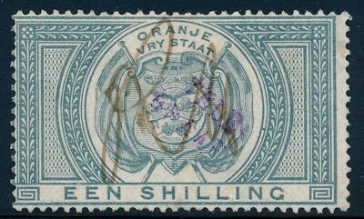 Sello telegráfico Orange Free State 1886, RH9, usado Foto 1 de 4