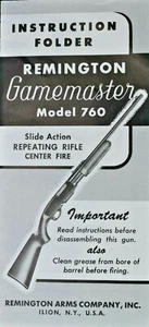 Print advertisement Remington Game master Slide Action Repeating Rifle booklet - Picture 1 of 7