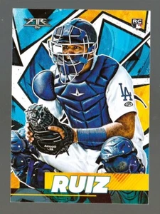 Tarjeta de novato Keibert Ruiz RC 2021 Topps Fire LOS ANGELES DODGERS #81 - Imagen 1 de 2