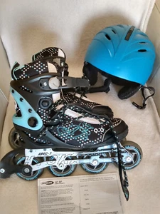 HY SKATE - SOFT-INLINER LF-12 GRÖSSE: 38 + SCHUTZ-HELM FARBE BLAU NEU! - Bild 1 von 15