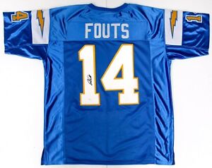 Dan Fouts Signed Chargers Jersey (JSA) 6×Pro Bowl (1979–1983, 1985) 254 TD's