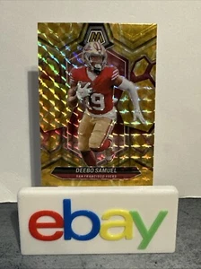 Mosaico de fútbol americano Panini 2024 Deebo Samuel #192 amarillo mosaico reactivo Prizm - Imagen 1 de 3
