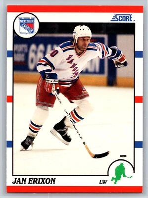 1990-91 Score Jan Erixon New York Rangers #272 - Image 1 of 2
