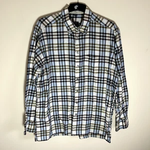 Eterna Comfort Fit Herren Langarm geknöpft kariertes Taschenhemd XL - Bild 1 von 10