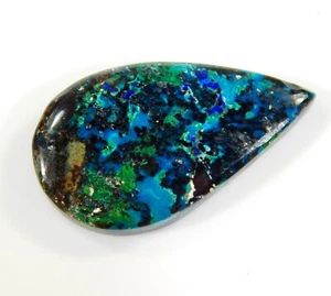 PIEDRA PRECIOSA CABUJÓN AZURITA NATURAL SUPER CALIDAD SUPERIOR 28x16x5 mm 16,ct cy=98 - Imagen 1 de 6